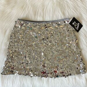 NWT Art Class Girls Paillette Sequins Mini Skirt Size XL (14)